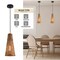 Retro Pendant Lamp Bamboo Woven Ratta Rural Chandelier Light Decor Ceiling Lamp